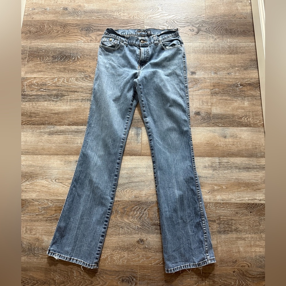 Blue Flare Wide Leg Jeans with Classic Style